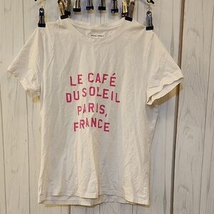 Banana Republic Cream Supima Cotton Tee